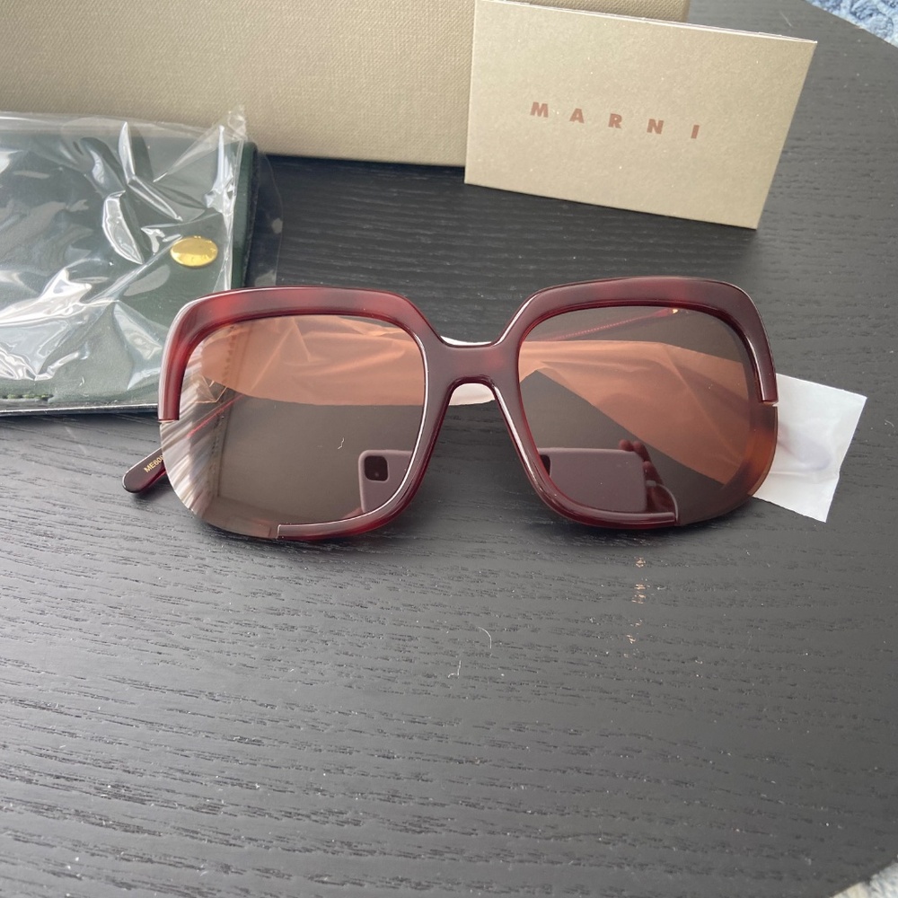 Marni Eyewear Square-Frame Sunglasses